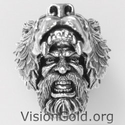 Ασημένιο Χειροποίητο Δαχτυλίδι Ηρακλής 0269