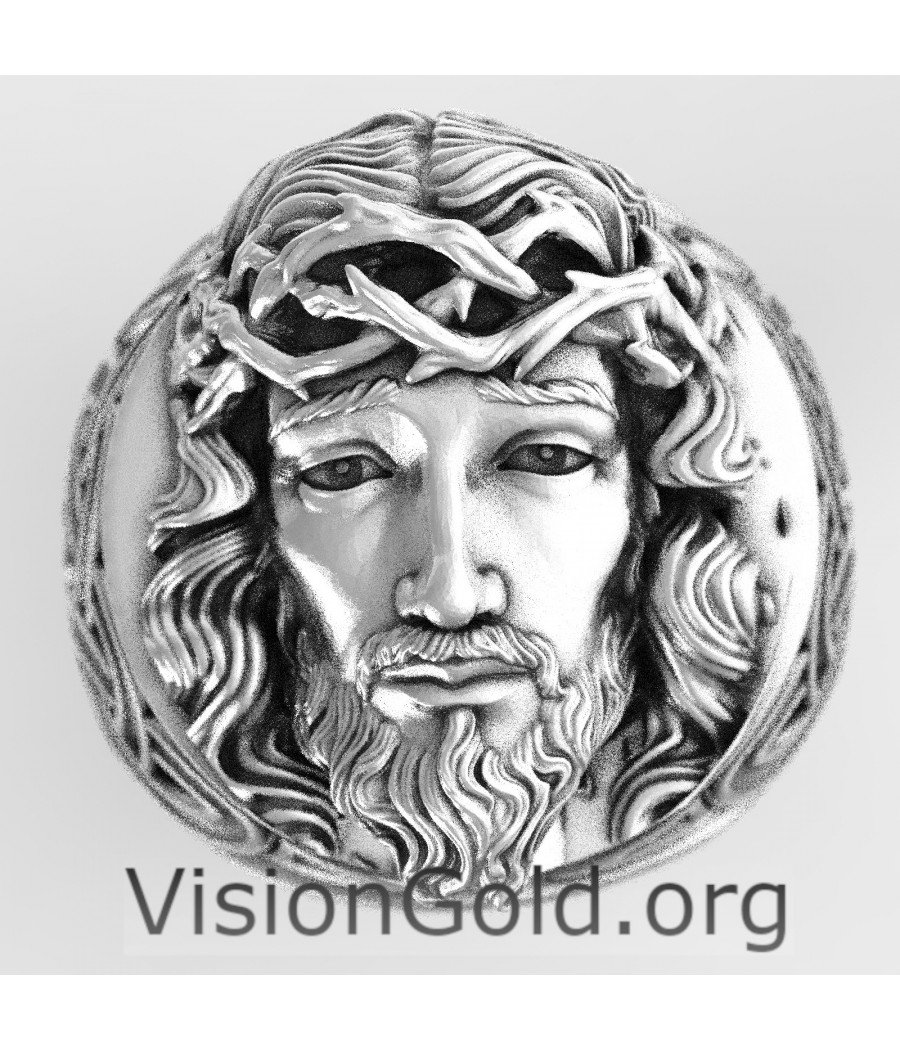 Jesus Christ Ring Christian Jewelry Religious Accessory
