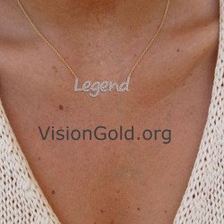 Γυναικείο Κολιέ Legend- Δώρο Για Την Κολλητή- Κολιέ Όνομα 0773
