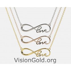 Κολιέ Με Καρδιά Και Άπειρο -Κολιε Απειρο Με Καρδια - Κολιέ Με