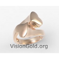 Anillo de corazón para mujer - Anillo de amante - Anillo de corazón 0095