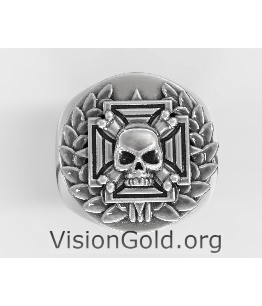 Skull Signet Gothic Ring 0699