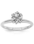 Diamond Solitaire Engagement Rings  0.50 CT