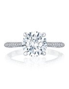 Diamond Solitaire Engagement Rings 0.40 CT