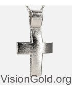 Croix d'argent pour hommes