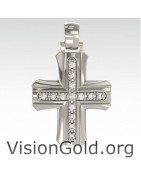 White Gold Crosses