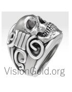 Silberne Biker-Ringe