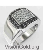 Anelli di lusso da uomo con diamanti | Simbolismo ed eleganza