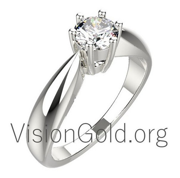 The anatomy of a solitaire diamond engagement or wedding ring 