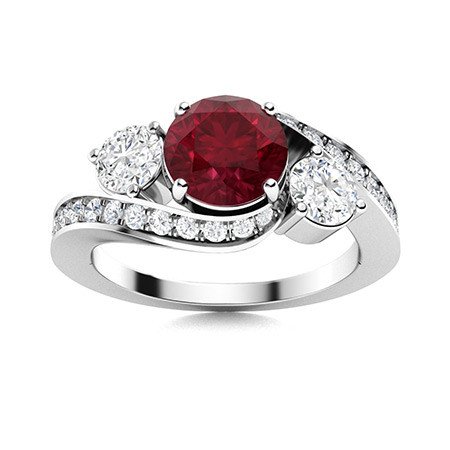 Why are rubies a great choice for engagement-wedding rings?